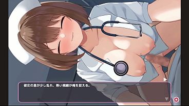 Hentai Game &ndash_ Naughty Nurse Riding The Dick - Sakusei Shinsatsu