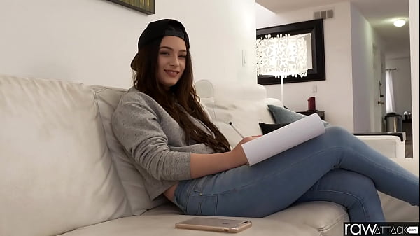 Beautiful teen jade symz take a huge dick in her tiny tight pussy interview and behind the scenes