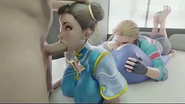 Chun li gostosa levando piroca 