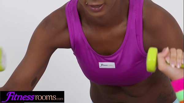 Play MP4 - Fitness Rooms Asian PussyKat and ebony milf Isabella Chrystin gym fingering