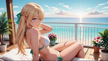 Nonton Blonde Beauty Balcony To Bedroom Passionate Sex: Teasing Strip To Multi-position Creampie Climax thumbnail