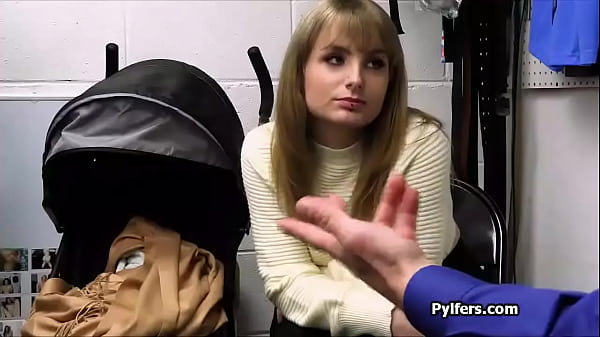 Fucking herself with the dildo she just stole 