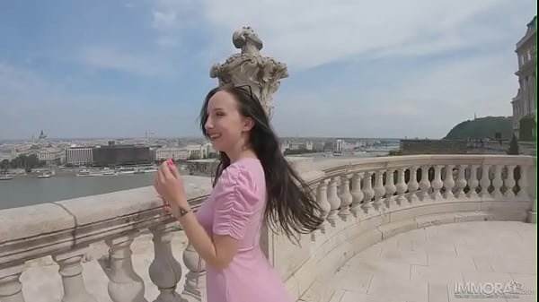 Stepdad & stepson give pretty teen tour of bootypest