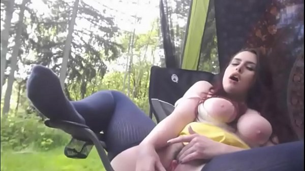 Big_Tits Chubby Teen Wide Spread Outdoors Masturbates