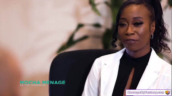 MassageMyFantasy com_Ebony doctor give nuru massage treatment