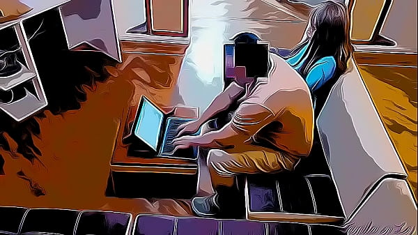 Young hot wife cheats on husband when he is working in lapto ntr cartoon hentai