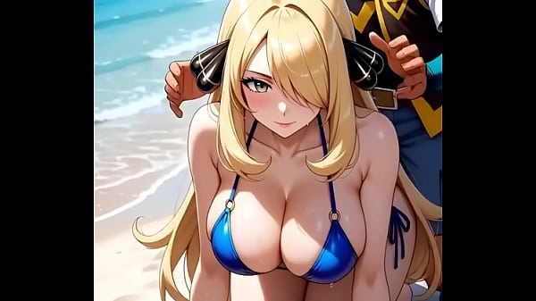 La waifu cintia es una maestra a la hora de exhibirse en p&uacute;blico 