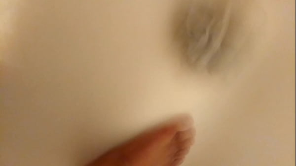 Fucking a black dildo 