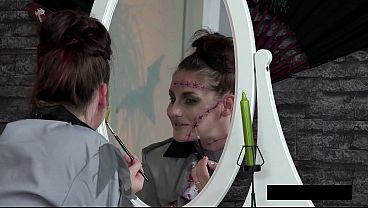 Pissy Halloween with Jenifer Jane and Amanda Hill by VIPissy