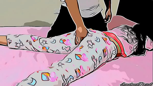 Step uncle takes advantage of his step niece when she is alone massaging her body part 1 cartoon