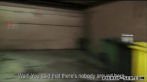 Czech girl Ellen flashes tits and fucked for some cash 