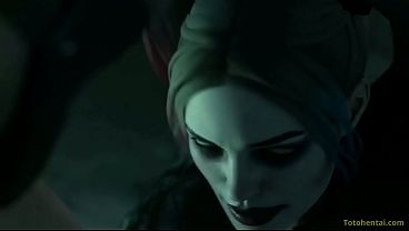 La Zorrita Del Joker, Harley Quinn, Es Follada En Grupo Como Una Furcia Atada Y Sumisa thumbnail