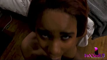 Jenna Foxx Gives Her Best To Drain Barrett Blade's Dick With Her Mouth! 