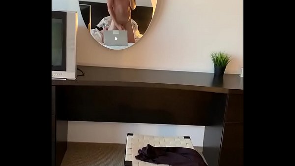 Skinny fit guy strokes big cock