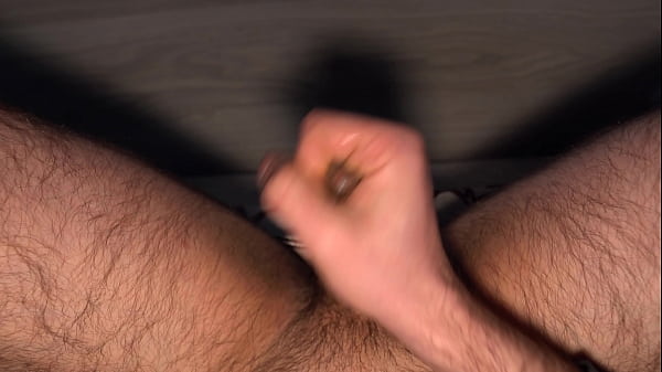 This guy loves to spit on his dick and use saliva instead of lube. Loud orgasm with a rubber vagina. 