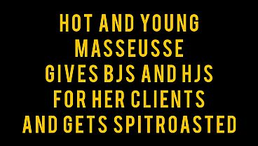 Nonton Hot And Young Masseusse Gives Bjs And Hjs And Gets Spitroasted By Her Clients thumbnail