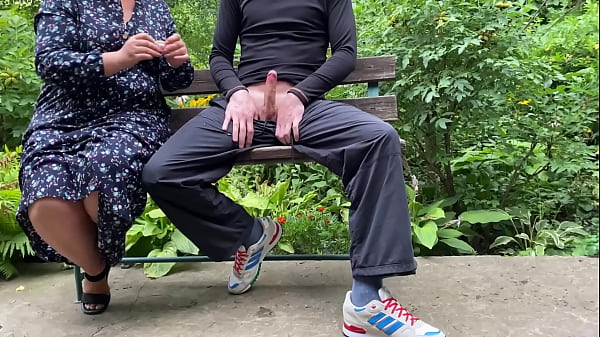 Curvy mother in law made me cum in a condom on the street