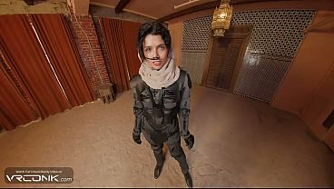 Vr horny teen chani sucks and fucks paul's dick in dune cosplay porn parody pt 1 