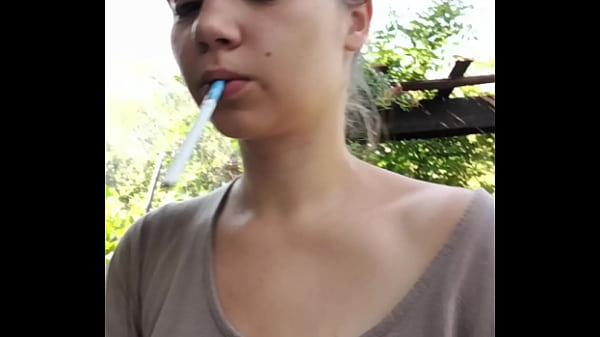 Outdoor Smoking And Cooking By Hot Thick Brunette Latina thumbnail