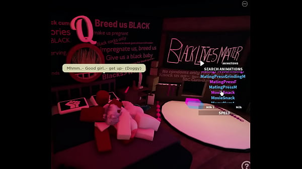 Roblox Condo 3 White Kitty gets her throat fuckedby a BBC