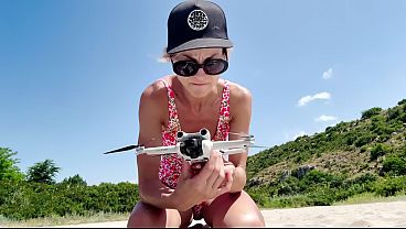 Hot beach day in Bulgaria with Miss Daisy Diamond