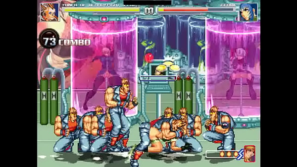 Blue haired girl group sex