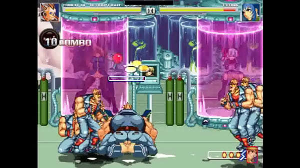 Blue haired girl group sex 