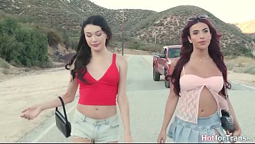 Adira Allure Picked Up Busty Shemales Andylynn Payne And Avery Lust And Gets Fucked.the Big Cock Tgirl Anal Rides The Trans With The Babe On Top thumbnail