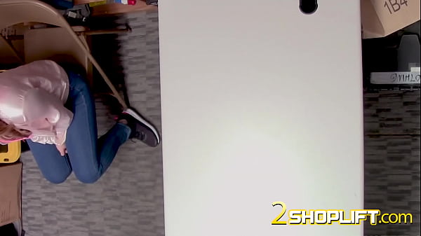 Busty and tender teen gets banged by the security guard on his office