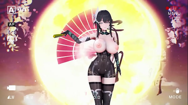 Aether Gazer_Ying Zhao HentaiUndressDance Big BoobsBouncing MMD 3DYellow_Hand FanCLIP