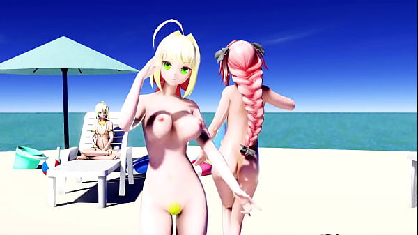 MMD_Saber and Astolfo FGO Gimme x Gimme Submitted byDeltarion