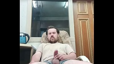 Hairy Otter Guy Enjoying Solo Time in a Room