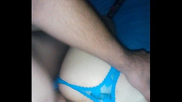 Doggy style panties pulled to the side