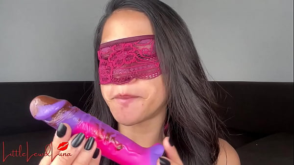 Chocolate spread on dildo asian sweet tooth loves licking it 