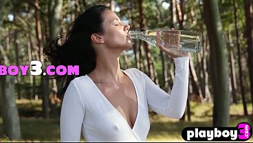 Sexy Big Ass Babe And Hot Milf Posing Totally Naked For The Playboy thumbnail