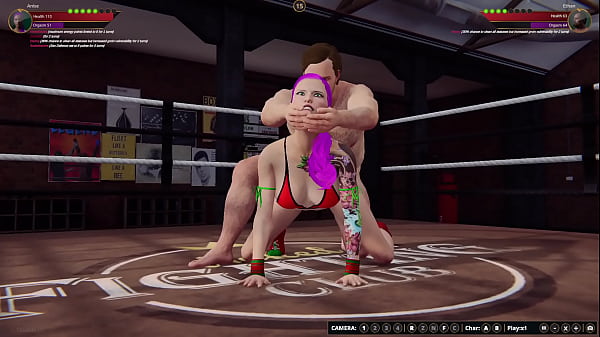 Ethan vs Anise_Valentine Naked_Fighter_3D