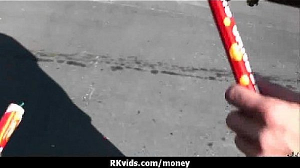 Sexy wild chick gets paid to fuck 7 