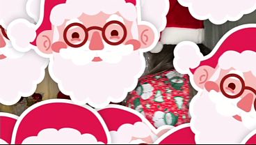 Santa claus llega en navidad para follar 