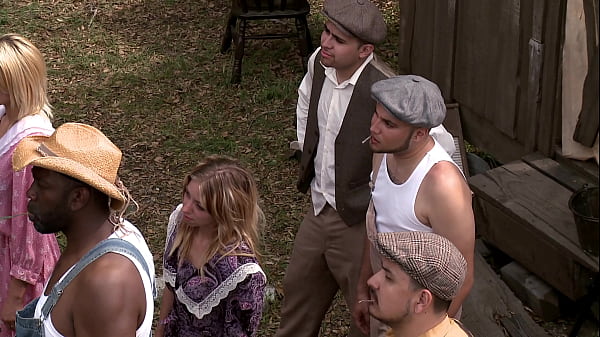 Amber Rayne, Hannah West And Kaci Star In Outdooor Gangbang thumbnail