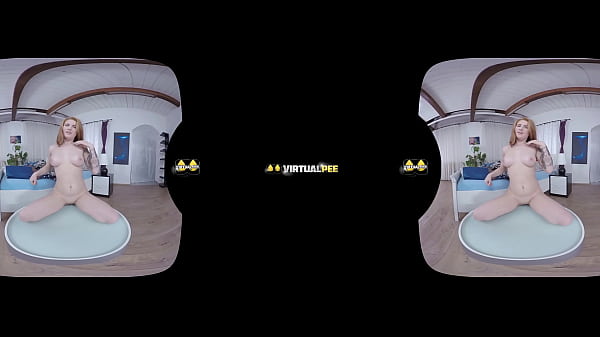 VR_Piss Splashing Fun For Redhead Babe