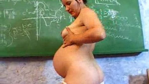 Pregnant Teacher masturbates in Classroom - BoysIQ 