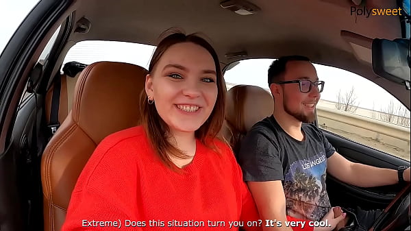 Everyone saw what she was doing blowjob while driving