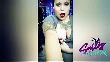 Sultry Passion Making Herself Horny In The Mirror 