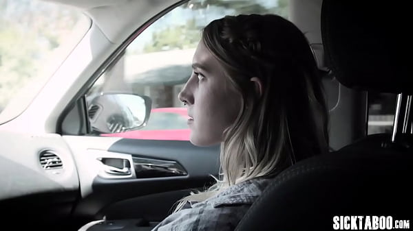 Hot babe sucked_two huge hard cocks before she banged