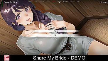 Share My Bridw - Demo (free Game Itchio) Visual Novel, Adult, Anime, Eroge, Erotic, Hentai, Nsfw, Ntr, Porn, Slice Of Life thumbnail