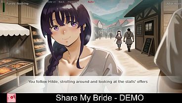 Share My Bridw - DEMO (free game itchio) Visual Novel, Adult, Anime, Eroge, Erotic, Hentai, NSFW, ntr, Porn, Slice Of Life 