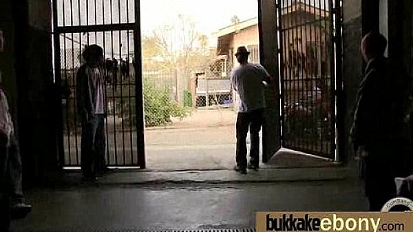 Ebony babe sucks too many white cocks 13 