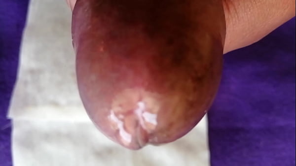 Playing a little with my penis 