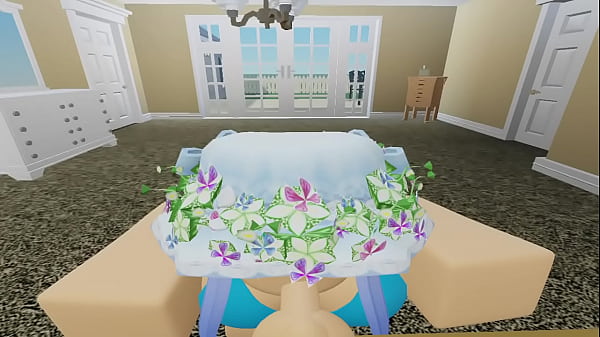 Roblox girl sucks big step bros dick after little sis sees it