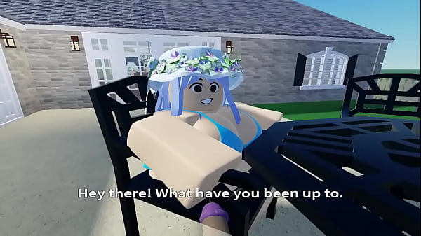 Roblox girl sucks big step bros dick after little sis sees it